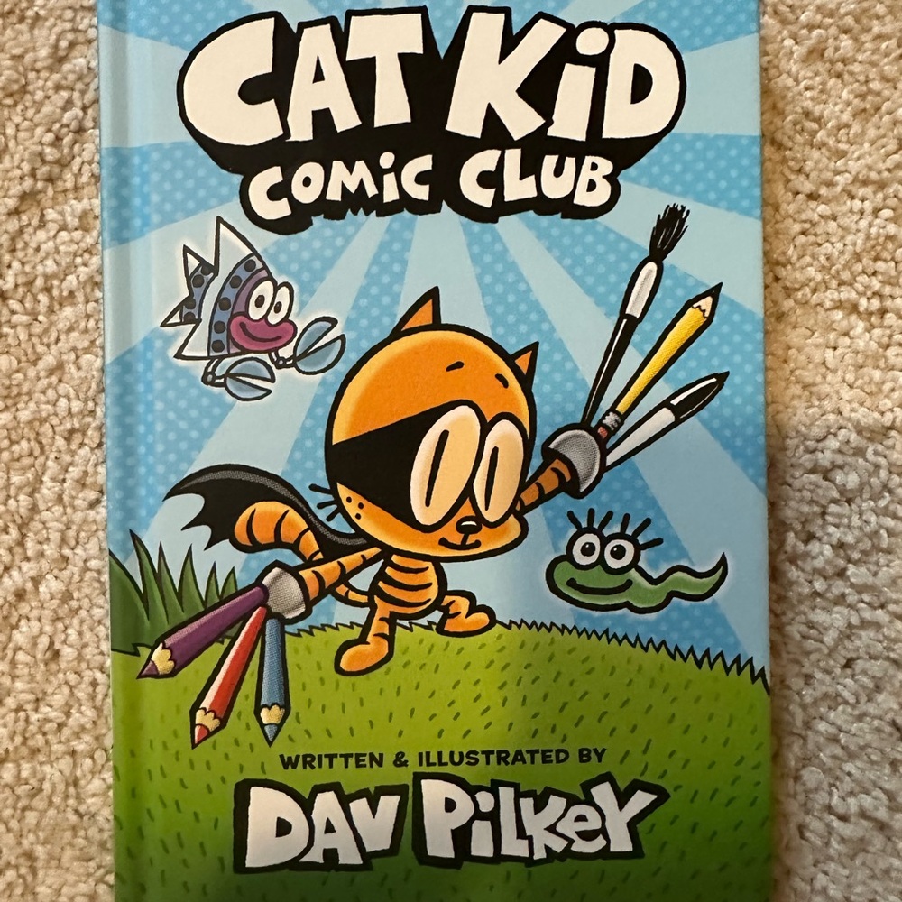 Cat Kid Comic Club Book by Dav Pilkey